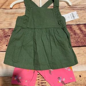 NWT Carter’s girls 2pc set tank shirt sz 18months